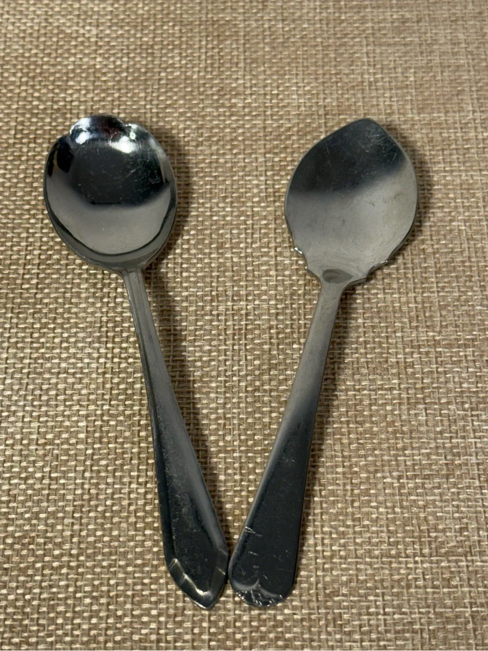 2-Vintage Japan Stainless Steel Demitasse Spoons 5